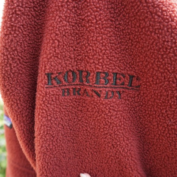 Patagonia Fleece Korbel Brandy Pullover Burgundy M - Picture 3 of 6
